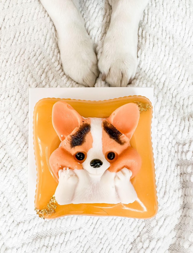 custom MISHKA dog cake
