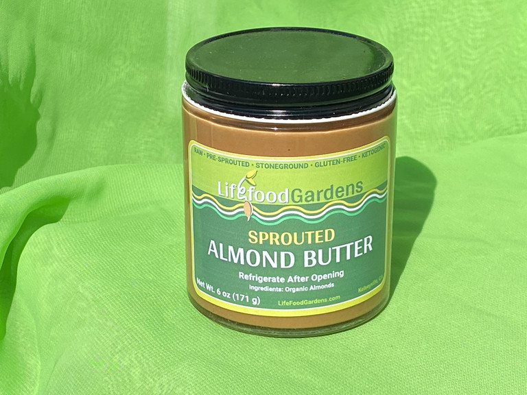 LifeFood Gardens sporuted almond butter